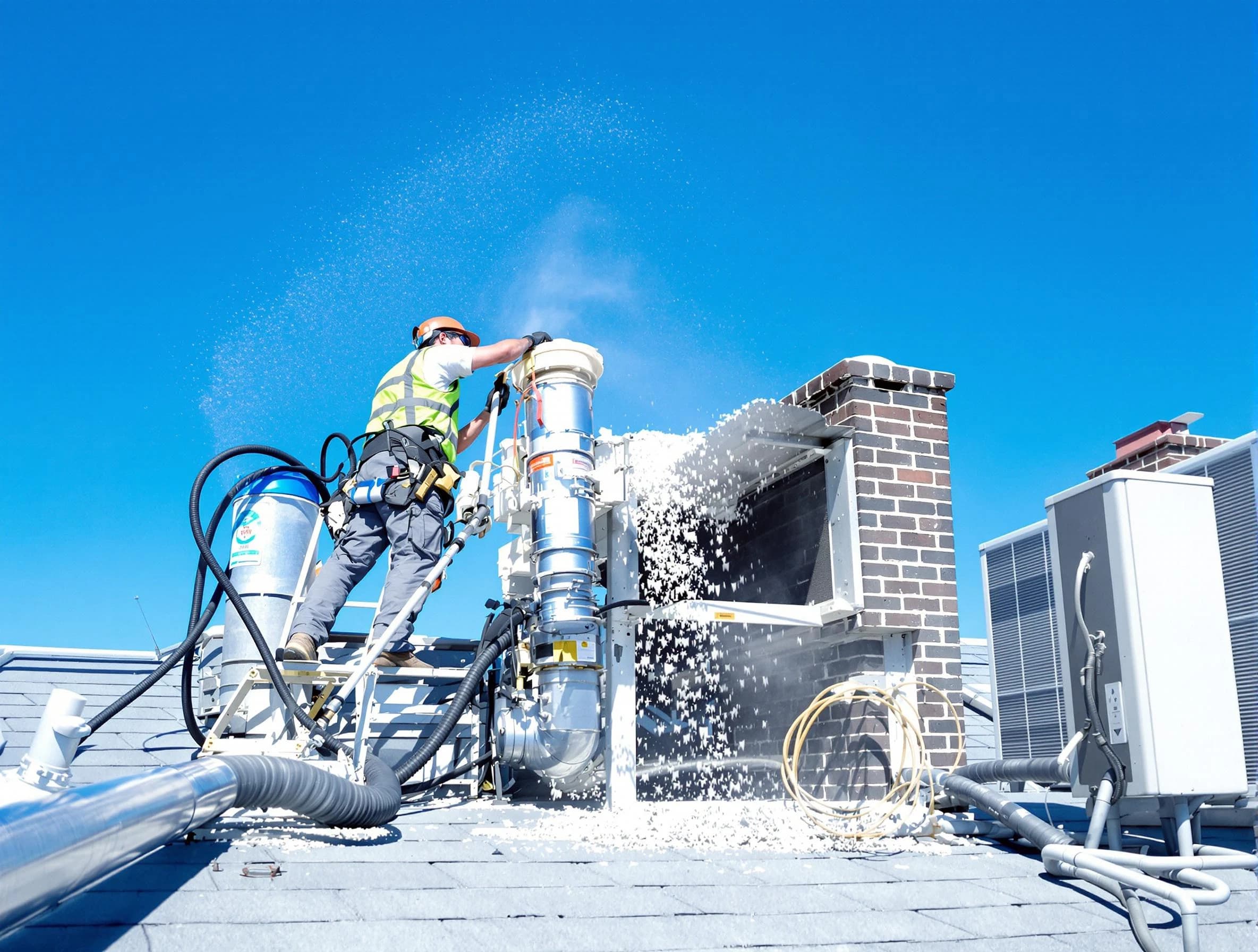 Expert roof dryer vent cleaning by Pleasant View Dryer Vent Cleaning in Pleasant View