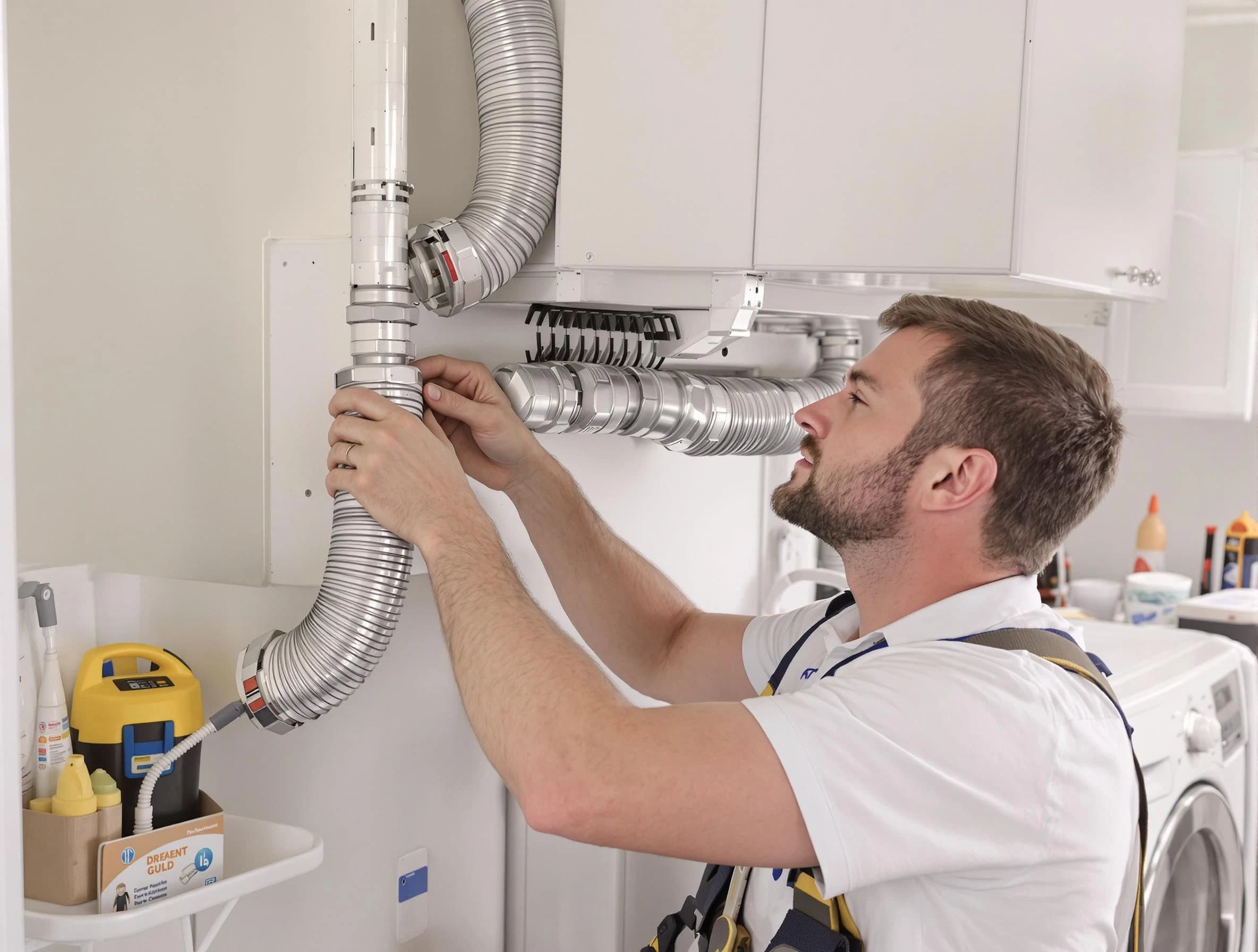 Professional dryer vent repair and installation by Pleasant View Dryer Vent Cleaning in Pleasant View