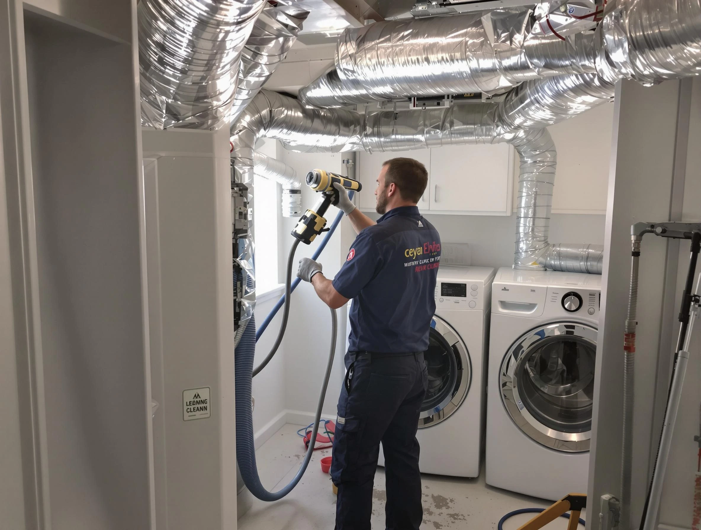 Pleasant View Dryer Vent Cleaning specialist using advanced equipment for thorough duct cleaning in Pleasant View